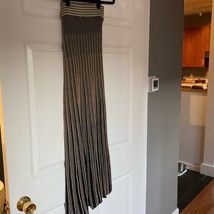 Bimba y Lola multicolor shimmery maxi skirt